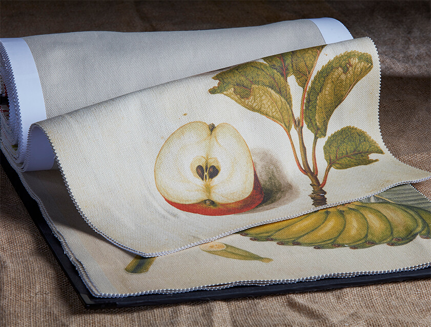 Spill Resistant V&A Collage All Over Market Garden fabric detail